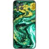 Picasee silikónový čierny obal pre Realme 8 Pro - Green Gold