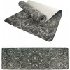 Lifefit Podložka Yoga MAT Mandala Duo 183x58x0,6cm čierna