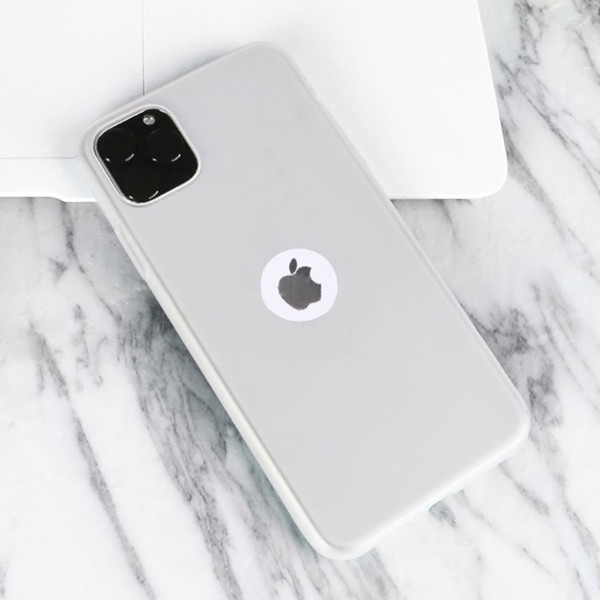 Púzdro SES Silikónové matné s výrezom Apple iPhone 12 - biely