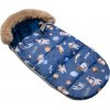 Baby Nellys maxi PREMIUM Kosmos sivo/modrý 110x50cm