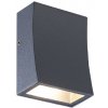 ACA Lighting Záhradné nástenné LED svietidlo FER 3W/230V/3000K/110Lm/90°/IP65, tmavo šedé