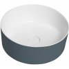 Sapho THIN umývadlo na dosku Ø38 cm, siena/bielá mat WN548-42