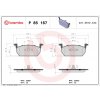 Sada brzdových platničiek, vždy 4 kusy v sade BREMBO P 85 167 (P85167)