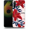 Picasee silikónový prehľadný obal pre Realme 6i - Red Lily