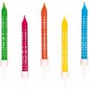 Amscan Sviečky tortové Happy Birthday Multicolor 6,3 cm 10 ks