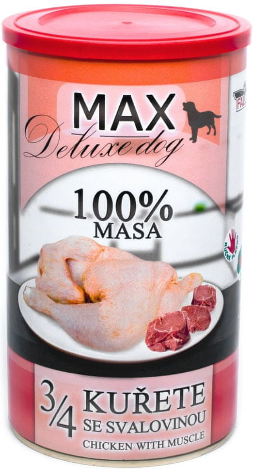 Sokol Falco MAX deluxe 3/4 kurčaťa sa svalovinou 8 x 1200 g