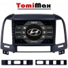 TomiMax Hyundai Santa Fe Android 14 autorádio s WIFI, GPS, USB, BT HW výbava: QLED !!!AKCIA!!! 8 Core 4GB+64GB LOW - iba displej A,C
