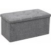 Taburet 76x38x38 šedá/antracit (TA7S)