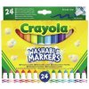 Crayola: Sada 24 umývateľných fixiek s tupými hrotmi