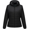 PORTWEST Bunda S613 Professional Women's Hooded Insulated Baffle, dámská POR-S613BKRM M Černá