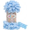 Priadza Alize Puffy 183 - světle modrá