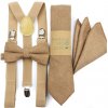 Amparo Miranda® Set motýlik a traky Miranda SM777 Beige