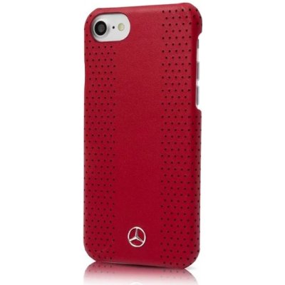 Mercedes - Apple iPhone 7 Hard Case Band Line Leather - Red (MEHCP7PEVSRE)