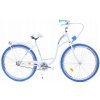 Retro bicykel DALLAS bielo modrý