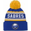OUTERSTUFF Dětská Zimní Čepice Buffalo Sabres Jacquard Cuffed Knit With Pom