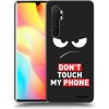 Picasee silikónový čierny obal pre Xiaomi Mi Note 10 Lite - Angry Eyes - Transparent
