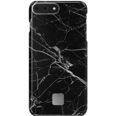 Púzdro Happy Plugs Nude iPhone 8/7 Plus - Marble čierne