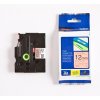 páska BROTHER TZB31 čierne písmo, fluorescenčná oranžová páska Tape (12mm) (TZEB31)