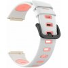 eses Silikónový športový remienok pre Huawei Band 7 - Bielo ružový