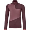 Dámsky zimný sveter Ortovox W's Fleece Light Zip Neck Winetasting L
