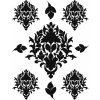 Samolepky na stenu Bloomy ornaments 3500194 Rozměr archu 65 x 85 cm