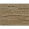 Obkladové panely 3D OS31-K02, cena za kus, rozmer 440 x 580 mm, ukladaný kameň hnedý, IMPOL TRADE