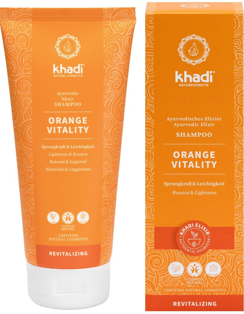 Khadi Elixir Shampoo Orange Vitality Shampoo 200 ml