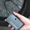 RockBros Akumulátorové čerpadlo Rockbros L1 Mini 70 psi, délka hadice kompresoru 200 mm, Schrader - černé
