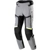 ALPINESTARS nohavice BOGOTA PRE DRYSTAR 4 SEASON šedá/tmavo šedá/čierna/žltá fluo celosezónne prevedenie 2024 - XL