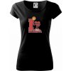 I love basketball - Dámske tričko Pure - 2XL ( Čierna )