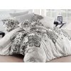 XPOSE® Bavlnené obliečky LUXURY na dve postele - sivé 140x200 cm, 70x90 cm, Bavlna + Predĺžená možnosť vrátenia tovaru do 50 dní