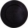 TANIER OKRÚHLY čierny BROKÁTOVÝ vianočný s priemerom 33cm