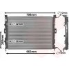 Chladič motora VAN WEZEL Autoparts Belgium 43002306
