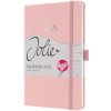 Sigel Jolie A5 týždenný 2025 jemný ružový