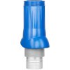 Plastový nátrubok Dalap PTR 125-160 pre rotačné hlavice, modrý