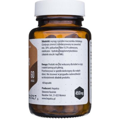 Hepatica Cordyceps 60 kapsúl