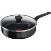 Tefal Simply Clean Red hlboká panvica + pokrievka 24 cm B5673253 + záruka 3 roky zadarmo