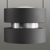 Brilliant LED závesné svietidlo Glow-Sphere, dĺžka 112 cm, čierne, kovové - G51337/76