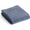 HAY Bavlnený froté uterák Mono Steel Blue 50 × 90 cm