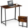 Skladací počítačový stôl 80 x 45 cm, loft, ModernHome