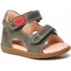 Geox detské sandále z ekologickej kože, zelené veľkosť 19