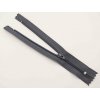 Nedeliteľný jemný plastový špirálový zips (veľkosť číslo 3) rôzne farby - dĺžka 12 cm - 60 cm 16 cm Tmavosivá 8