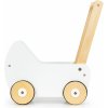 EcoToys Drevený vozík biely ESC-W-0173