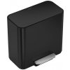 Simplehuman pedálový odpadkový kôš na triedený odpad DUAL MINI 15 L matná čierna oceľ CW2121
