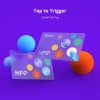 Sonoff NFC tag NFC čip pro aktivaci chytré scény