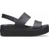 Crocs sandále Brooklyn Low Wedge W 206453 Kaki