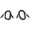 Auna CJ-273-1.5M, 2 x 3,5 mm jack-jack kábel, 1,5 m (CJ-273-1.5M/2PCSET)