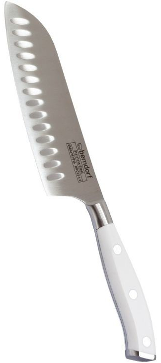 Sandrik Berndorf oceľová Nôž Santoku Profi Line Exclusive na syry ryby mäso 17,5 cm