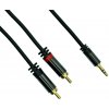 AQ PREMIUM PX42015 - 3,5 MM JACK - 2XRCA - 1,5m (Audio kábel 3,5mm Jack (M) - 2xRCA (M) stereo, 1,5m)