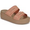 Crocs Sandále Brooklyn Buckle LowWdg Ružová